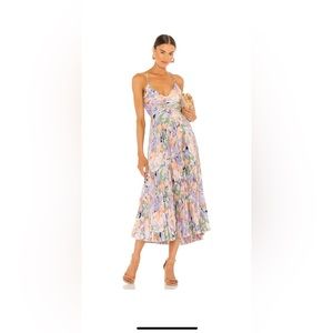 ASTR The Label Blythe floral plisse dress. Used only once, is in perfect shape